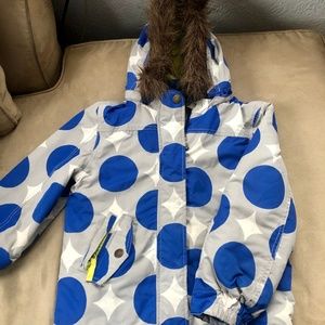 Girls Mini Boden Winter Coat 6/7